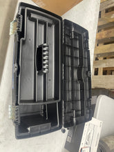 HART 26" Toolbox, Resin Tool Storage and Organization, Black with Blue Accents- new