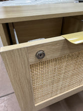 31.5" Rattan File Cabinet With Lock & 4 Drawer! (NEW)