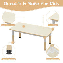 Kids Table and Chair Set, Toddler Table with 4 Chairs for Ages 2-10, Graffiti Desktop! (NEW IN BOX)