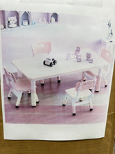 Kids Table and Chair Set, Toddler Table with 4 Chairs for Ages 2-10, Graffiti Desktop! (NEW IN BOX)