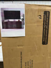 Hanson Rectangular Fluted TV Stand for TV's up to 65" in Satin Walnut! (NEW IN BOX)