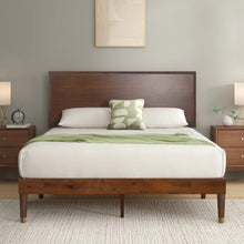 Hermes Contemporary Modern Solid Wood Platform Bed with Adjustable Headboard, King Size! (NEW IN BOX)