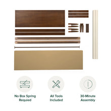 Hermes Contemporary Modern Solid Wood Platform Bed with Adjustable Headboard, King Size! (NEW IN BOX)