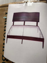 Hermes Contemporary Modern Solid Wood Platform Bed with Adjustable Headboard, King Size! (NEW IN BOX)