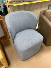 Niha Upholstered Dining Chair with Casters! (NEW - SINGLE CHAIR)