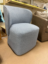 Niha Upholstered Dining Chair with Casters! (NEW - SINGLE CHAIR)