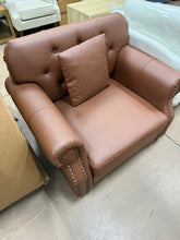 Comfortable Faux Leather Chair, 41.3 Inch Modern Chesterfield Home! (NEW)