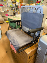 Ozark Trail Hard Arm Stadium Seat, Gray! (NEW)