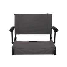Ozark Trail Hard Arm Stadium Seat, Gray! (NEW)