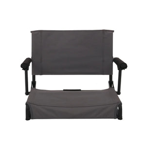 Ozark Trail Hard Arm Stadium Seat, Gray! (NEW)
