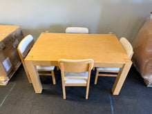 Better Homes & Gardens Bryant 58.5 in Rectangle Solid Wood Construction Dining Table & Chairs, Pine! (NEW - 5Pc Set)