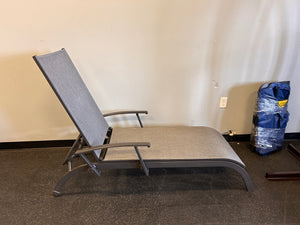 Commercial Sling Wave Chaise Lounge with Adjustable Armrests! (NEW - SCRATCHED ARM!)