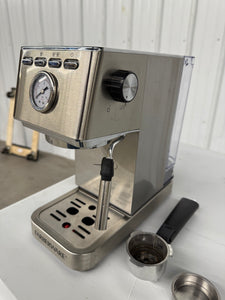 Farberware Espresso Machine, 15 Bar, Silver, Stainless Steel, Steam Wand! (USED - WORKS GREAT!)
