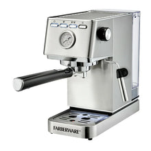 Farberware Espresso Machine, 15 Bar, Silver, Stainless Steel, Steam Wand! (USED - WORKS GREAT!)