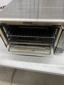 Gourmia 1700W 6-Slice Digital Toaster Oven Air Fryer, 19 One-Touch Presets, 24L, Stainless Steel!! USED / GOOD