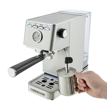Farberware Espresso Machine, 15 Bar, Silver, Stainless Steel, Steam Wand! (USED - WORKS GREAT!)