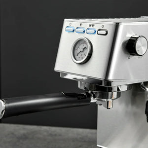 Farberware Espresso Machine, 15 Bar, Silver, Stainless Steel, Steam Wand! (USED - WORKS GREAT!)