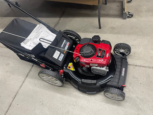 Black Max 21-inch 150cc Gas Push Mower with Mow-N-Stow (Assembled Weight 57.8 Pounds Height 39.6")- new and assembled