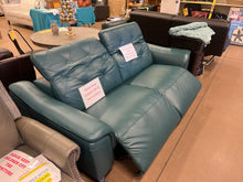 Carvel Leather Power Reclining Sofa with Power Headrest! (NEW OUT OF BOX)