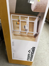 Small 44" 3 Shelf Rolling Metal Bookcase Chalk White - Room Essentials! (NEW IN BOX)