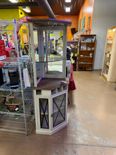 Dextrus Corner Storage Cabinet with Door & Led Light, 72" Tall Corner Bar Cabinet with Adjustable Shelves! (NEW & ASSEMBLED)
