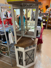 Dextrus Corner Storage Cabinet with Door & Led Light, 72" Tall Corner Bar Cabinet with Adjustable Shelves! (NEW & ASSEMBLED)
