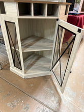 Dextrus Corner Storage Cabinet with Door & Led Light, 72" Tall Corner Bar Cabinet with Adjustable Shelves! (NEW & ASSEMBLED)