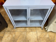 2 Door Metal Rolling Locker Storage Cabinet Blue - Room Essentials