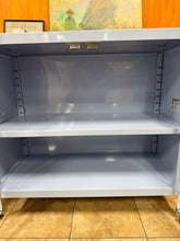 2 Door Metal Rolling Locker Storage Cabinet Blue - Room Essentials