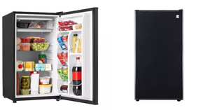 3.3 cubic foot Kenmore mini refrigerator is a great storage option for extra beverages , perishables or snacks- new in box- might have scratch or dents