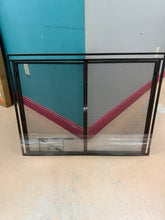 BLACK IRON DOUBLE-DOOR FIREPLACE SCREEN! (40”W × 30.6”H - NEW) - (WE DO NOT SHIP)
