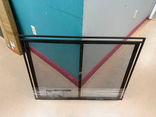 BLACK IRON DOUBLE-DOOR FIREPLACE SCREEN! (40”W × 30.6”H - NEW) - (WE DO NOT SHIP)