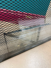 BLACK IRON DOUBLE-DOOR FIREPLACE SCREEN! (40”W × 30.6”H - NEW) - (WE DO NOT SHIP)