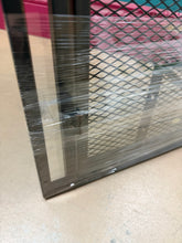 BLACK IRON DOUBLE-DOOR FIREPLACE SCREEN! (40”W × 30.6”H - NEW) - (WE DO NOT SHIP)