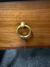 Nephi One Drawer Accent Table Walnut Brown Wood Veneer - Threshold