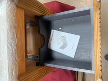 24" Small Wall Mounted Floating Bathroom Vanity with Large Drawer, No Assembly Required