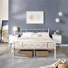 Yaheetech Metal Platform Bed Frame with Headboard and Footboard, Full Size, White!

-Brand new in the box