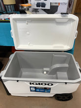 Igloo Latitude 137 Cans 90 Quart Rolling Cooler - White: Polyethylene, Tow Handle! (Brand New)