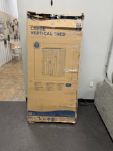 Suncast 53 in. W x 32.5 in. D Resin Vertical Tool Shed- new in box