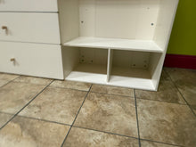 59.1" Baby Changing Table Dresser With Clothes Rack And Mirror, With Wide Changing Table Top And 4 Drawers, Modern Diaper Changing Station, Children's Room