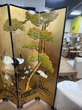 Clarence Hand-Painted Chinese Art Screen, 6’ Tall