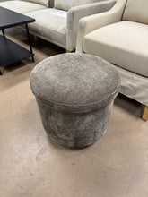 Swivel Storage Ottoman Brown