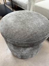 Swivel Storage Ottoman Brown