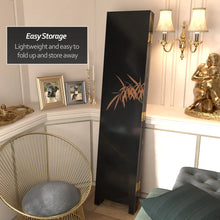 Clarence Hand-Painted Chinese Art Screen, 6’ Tall