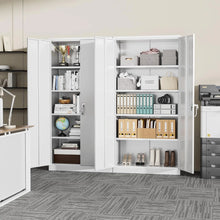 Achyut Garage Storage Cabinets ( 72'' H x 36'' W x 18'' D ), Metal Tool Cabinet with 4 Adjustable Shelves and Lockable doors- new in box