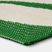 6'5"x8'10" Leaf Rectangular Woven Outdoor Area Rug Green! (NEW)