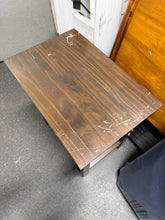 WyndenHall Halifax Bedside Table Natural Aged Brown! (NEW & ASSEMBLED - SCRATCHED)