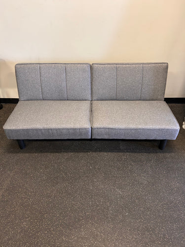 Mainstays Studio Futon, Gray Linen Upholstery! (NEW OUT OF BOX)