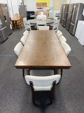 PIKE & MAIN MENDOCINO 9PC DINING SET — TABLE + 8 UPHOLSTERED CHAIRS! BRAND NEW — MINOR SHIPPING DAMAGE — PLEASE SEE PHOTOS!