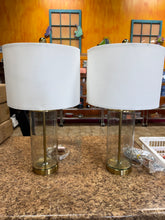 Silberston Glass Table Lamp, Set of 2! (NEW)